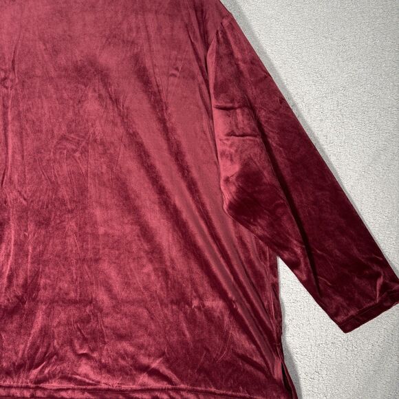 Vintage Sweet Blondie Women’s Size 2X Blouse 70s Inspired Retro Velvet Holiday - Picture 13 of 14